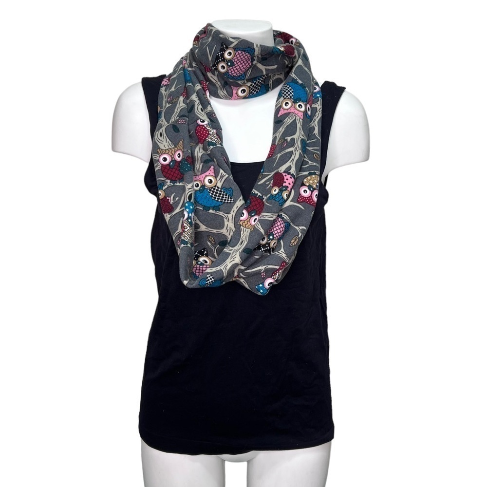 Owl Infinity Scarf